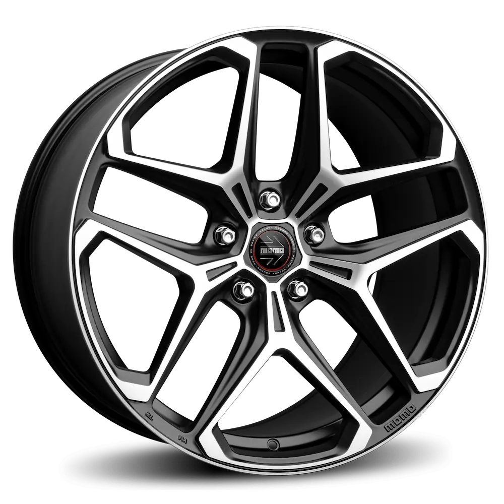 momo rf-04 MATT BLACK POLISHED