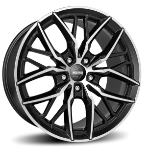 momo spider MATT BLACK POLISHED