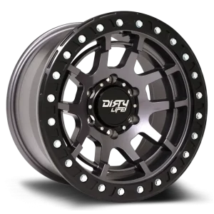 Dirty Life A9318 DT4 Metallic Graphite Black Plastic Ring