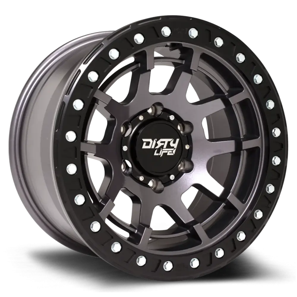 Dirty Life A9318 DT4 Metallic Graphite Black Plastic Ring