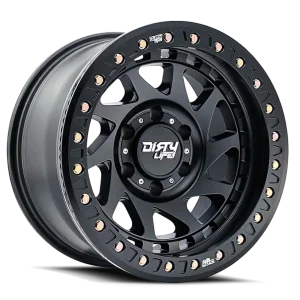 Dirty Llife A9313 ENIGMA RACE MATTE BLACK COMP BEADLOCK