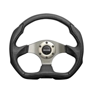 MOMO Eagle — Black Leather, 350 mm Steering Wheel
