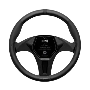 MOMO Comfort Elegant Steering Wheel Cover — Black Edition (38–39 cm)