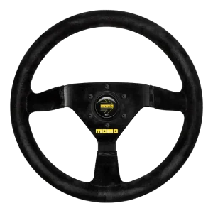 MOMO Mod. 69 — Black Suede, 350 mm Steering Wheel