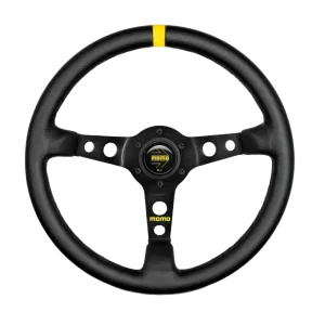 MOMO Mod. 07 — Black Leather, 350 mm Steering Wheel