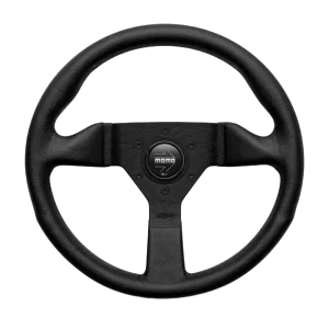 MOMO Montecarlo — Black Leather, 320 mm Sport Steering Wheel