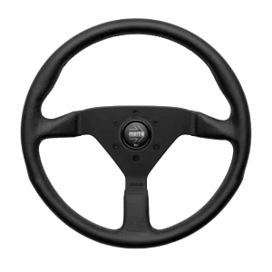 MOMO Montecarlo — Black Leather, 350 mm Sport Steering Wheel